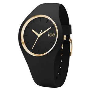  Ice-Watch ICEGLBKUS13 For Unisex - Analog Display, Silicone Band - Black 