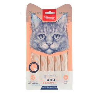  Wanpy Creamy Treat with Tuna and Salmon Cat Food - 70g 