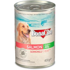  طعام كلاب بوناسيبو بالسالمون - 400 غرام 