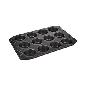  Tefal  J1625745 -12-Cup Muffin Mould - Black 