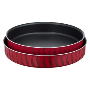  تيفال طقم صواني فرن تيمبو فليم - قطعتين - J5716883 - أحمر 