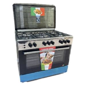  طباخ غازي ايلكتروكاز - 5 مشاعل - L9605GX-SS - ستانلس ستيل 