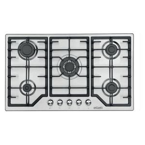  elleti 91480L - 5 Burners - Built-In Gas Cooker - Stainless Steel 