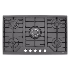  elleti 91485DLG - 5 Burners - Built-In Gas Cooker - Black 