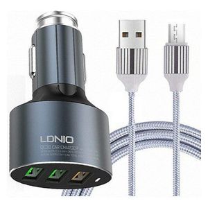  LDNIO C703Q - Car Charger - Black 