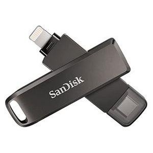  SanDisk SDIX70N-64G-GN6NE - 64GB - USB-C Flash Drive - Black 