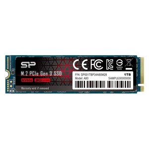  SSD هارد داخلي سيليكون باور SP001TBP34A80M28 - اسود - 1تيرابايت 