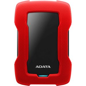  ADATA AHD330-1TU31-CRD - 1TB - External HDD Hard Drive - Red 