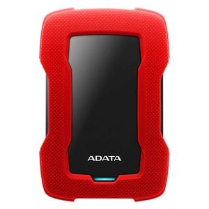  ADATA AHD330-1TU31-CRD - 1TB - External HDD Hard Drive - Red 