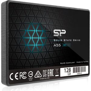  SSD هارد داخلي سيليكون باور SP128GBSS3A55S25 2.5" - اسود - 128كيكابايت 