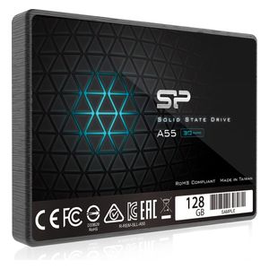  Silicon Power SP128GBSS3A55S25 2.5" - 128GB - Internal SSD Hard Drive - Black 