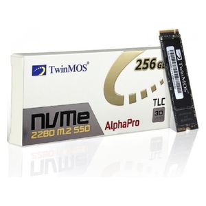  TwinMOS NVMEEGBM2280 - 256GB - Internal SSD Hard Drive - Black 