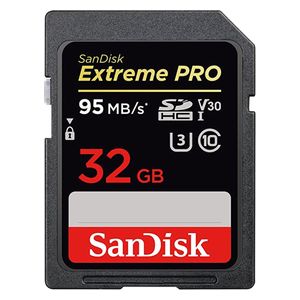  SanDisk SDSDXXG-032G-ANCIN - 32GB - SD Card - Black 