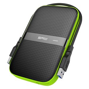  HDD هارد خارجي سيليكون بور SP010TBPHDA60S3K - 1تيرابايت - اسود 