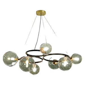  Ceiling Light -SE-P1033-7BKC - Black 