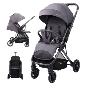 Kidilo 6521 - Baby Stroller - Dark Gray