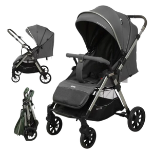 Kidilo d3-dark-gray - Baby Stroller - Dark Gray