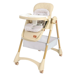  كرسي طعام كيديلو للأطفال - kd3-3 - خاكي 