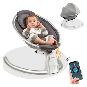 Hot Mom b200 - Baby electric Swing Rocker - Dark Gray