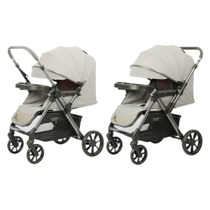 عربة اطفال كيديلو - t8 - رمادي