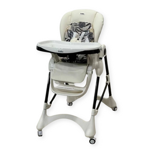 Kidilo Adjustable Baby High Chair - White