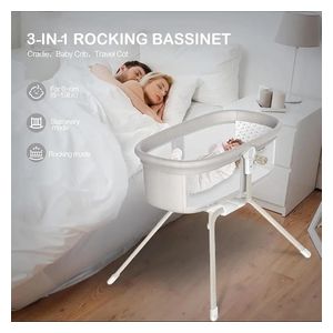  Baby Bed with Insect Repellent Cover - Gray 