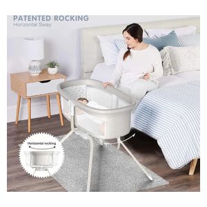  Baby Bed with Insect Repellent Cover - Gray 
