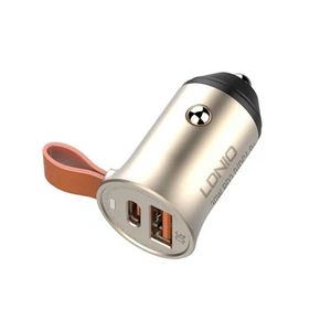  LDNIO 2021080300161 - Car Charger - Gold 