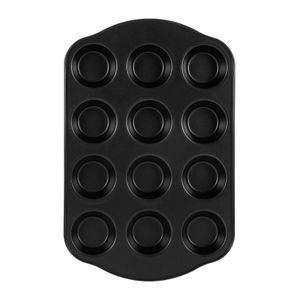  RoyalFord RF7042 - 12-Cup Muffin Mould - Black 
