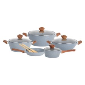  DELCASA Cookware Set - DC2878 - 11 piece - Gray 