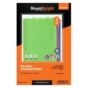  RoyalFord RF11078 - Microfiber Cleaning Clothes - 3PCS 