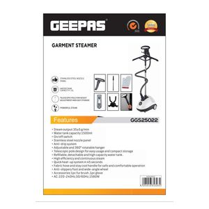  Geepas GGS25022 - Garment Steamer 
