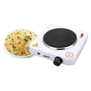  Geepas GHP32013 - 1 Burner - Electric Cooker - White 