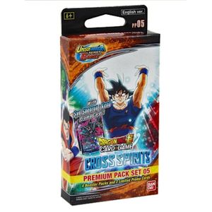  BANDAI Dragon Ball Super Premium Pack 5 Cross Spirits Card Game 