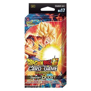  BANDAI Dragon Ball Super Expansion Set Saiyan Boost Card Game 