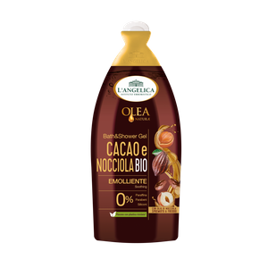  L’Angelica Organic Cocoa and Hazelnut Bath & Shower Gel - 450ml 