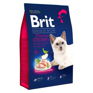  Brit Premium by Nature Sterilized Chicken Dry Cat Food - 1.5Kg 