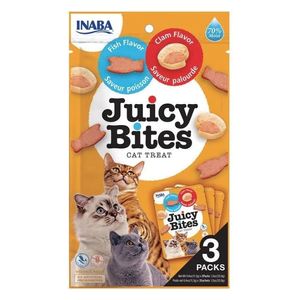 Inaba Juicy Bites Fish and Clam Cat Treats - 3 packs 