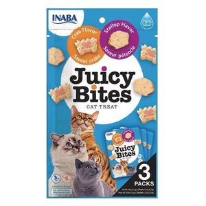  Inaba Juicy Bites Scallop & Crab Cat Treats - 3 packs 
