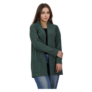 جاكيت نسائي طويل من انكي - XL - اخضر