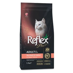 Reflex Plus Hairball & Indoor Cat Food - 1.5 kg