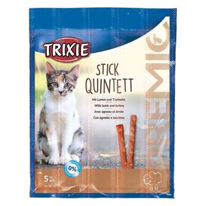  Trixie Premio Stick Quintett Lamb & Turkey Cat Snack - 5 Pieces 
