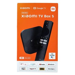 جهاز شاومي تي في بوكس - 4K الجيل الثاني مع جوجل تي - اسود - MDZ-28-AA