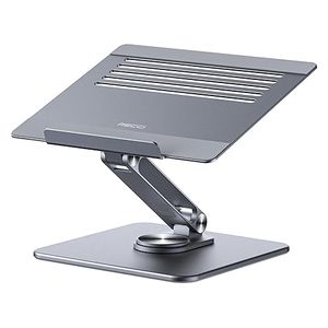 Recci - Multi-Angle Laptop & Tablet Stand - with 360° Rotation - Gray