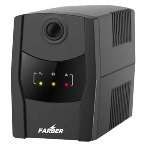 يو بي اس فاربر تفاعلي - 1500 فولت أمبير - 720 واط مع بطارية 24 فولت - أسود