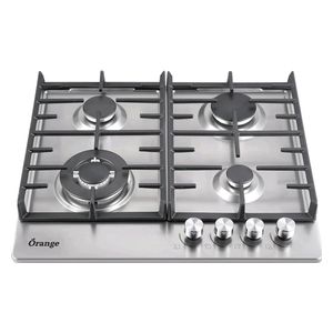  Orange OS604-S12 - Built-In Gas Cooker - 4 Burners - Stainless Steel 