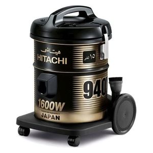  Hitachi CV-940Y-BK - 1600W - 15L - Drum Vacuum Cleaner - Black 
