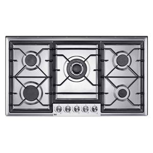  DLC GHS-915-PCIS - 5 Burners - Built-In Gas Cooker - Silver 