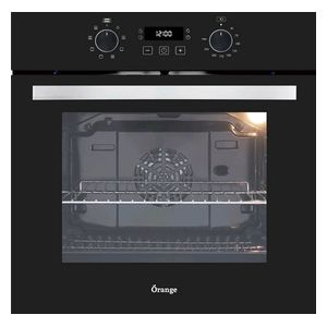 Orange Built-In Oven - Gas - 80 L - Black