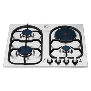  DLC GEH-604BS-ACIS - 4 Burners - Built-In Gas Cooker - Silver 